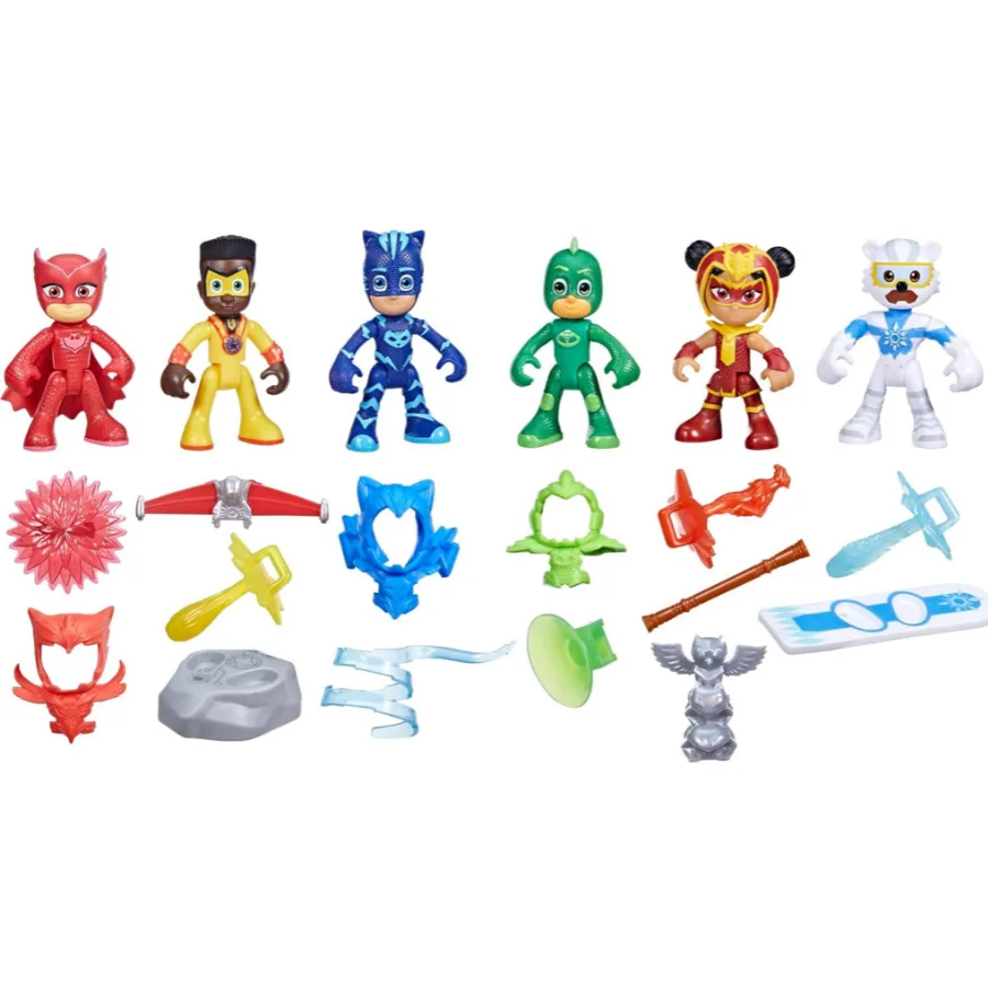 Set PJ Masks con 6 Eroi, Accessori e Hero ID - immagine 4