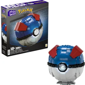 Mega Ball Pokémon Costruibile con Luci – 299 Pezzi