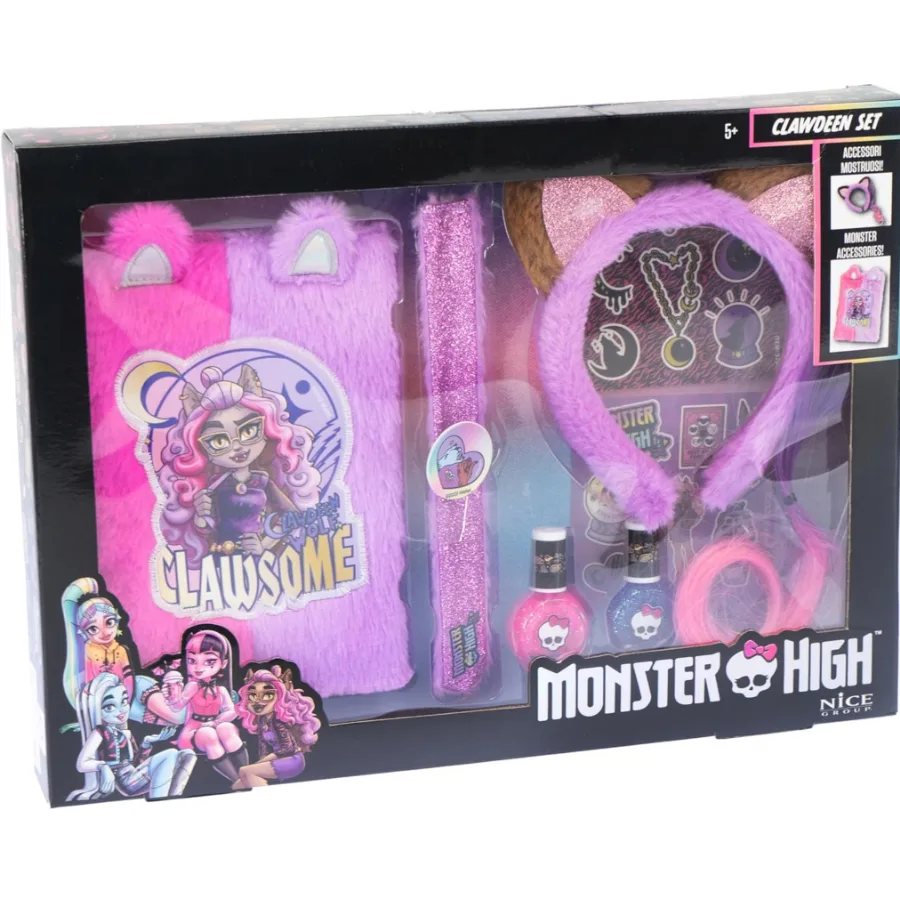 Monster High Clawdeen Set con Diario e Accessori Glam - immagine 3