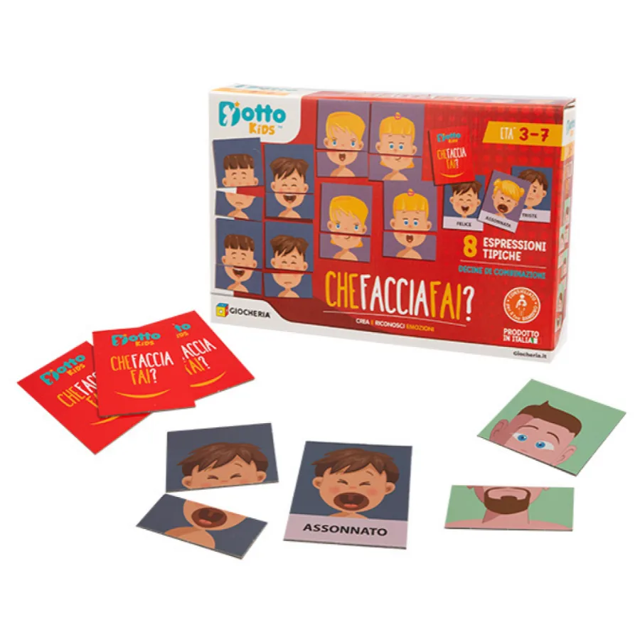 Che Faccia Fai? Gioco Emozioni per Bambini – Dotto Kids