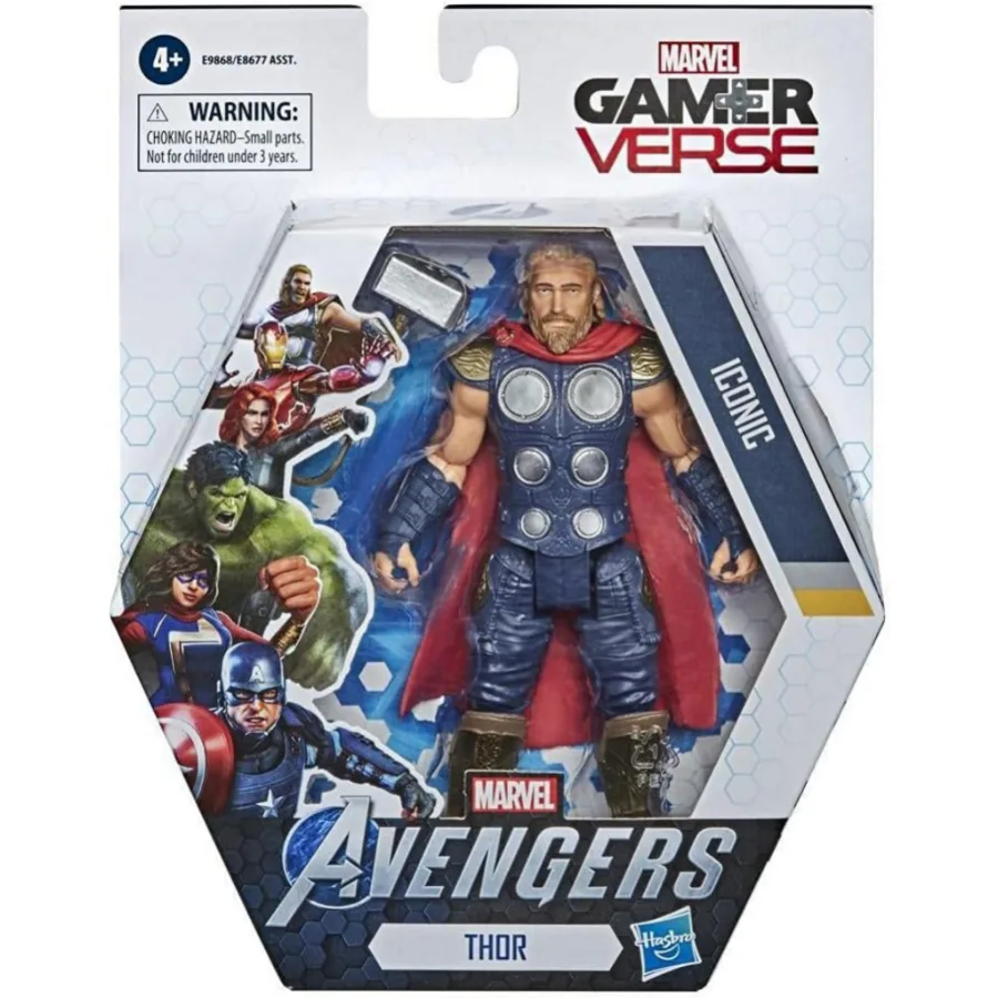 Thor Action Figure Iconic 15cm – Hasbro Marvel Gamerverse - immagine 3