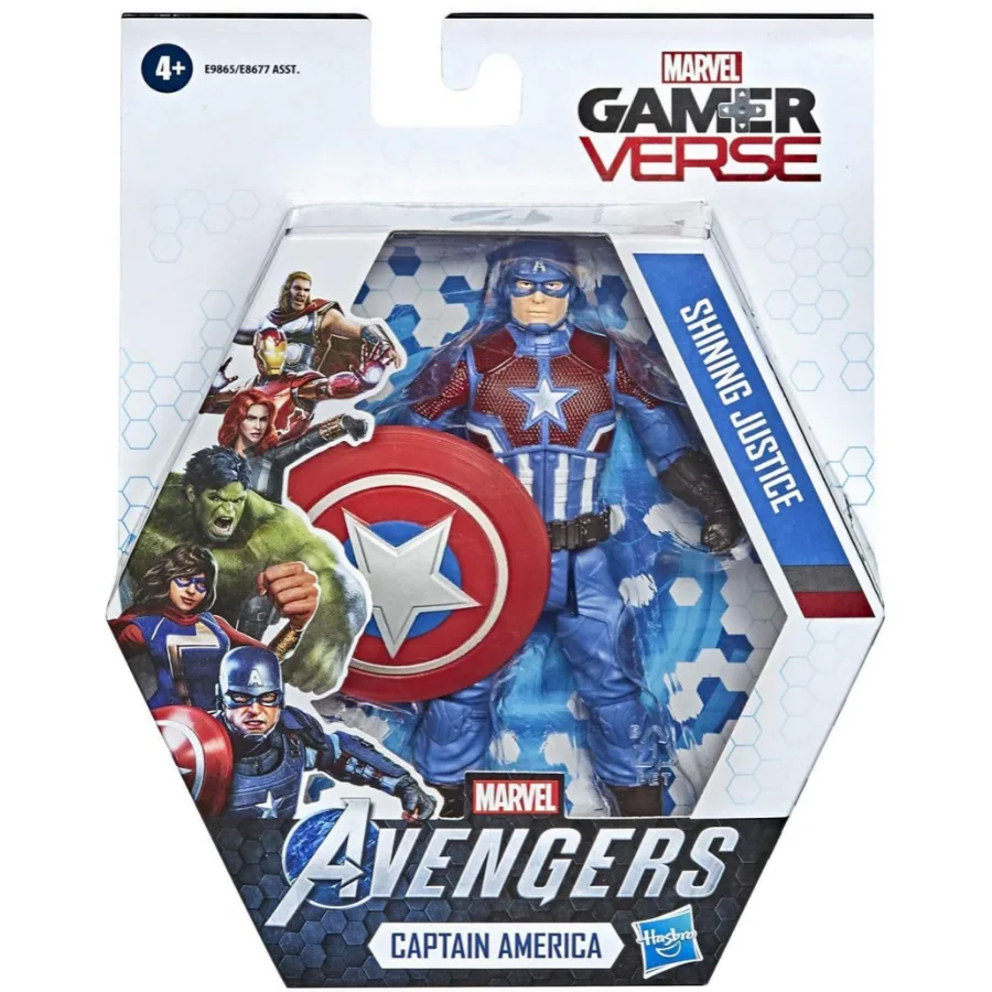 Capitan America Shining Justice – Marvel Gamerverse Hasbro - immagine 3