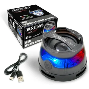 Mini Speaker Wireless con Luci e TWS – Bontempi