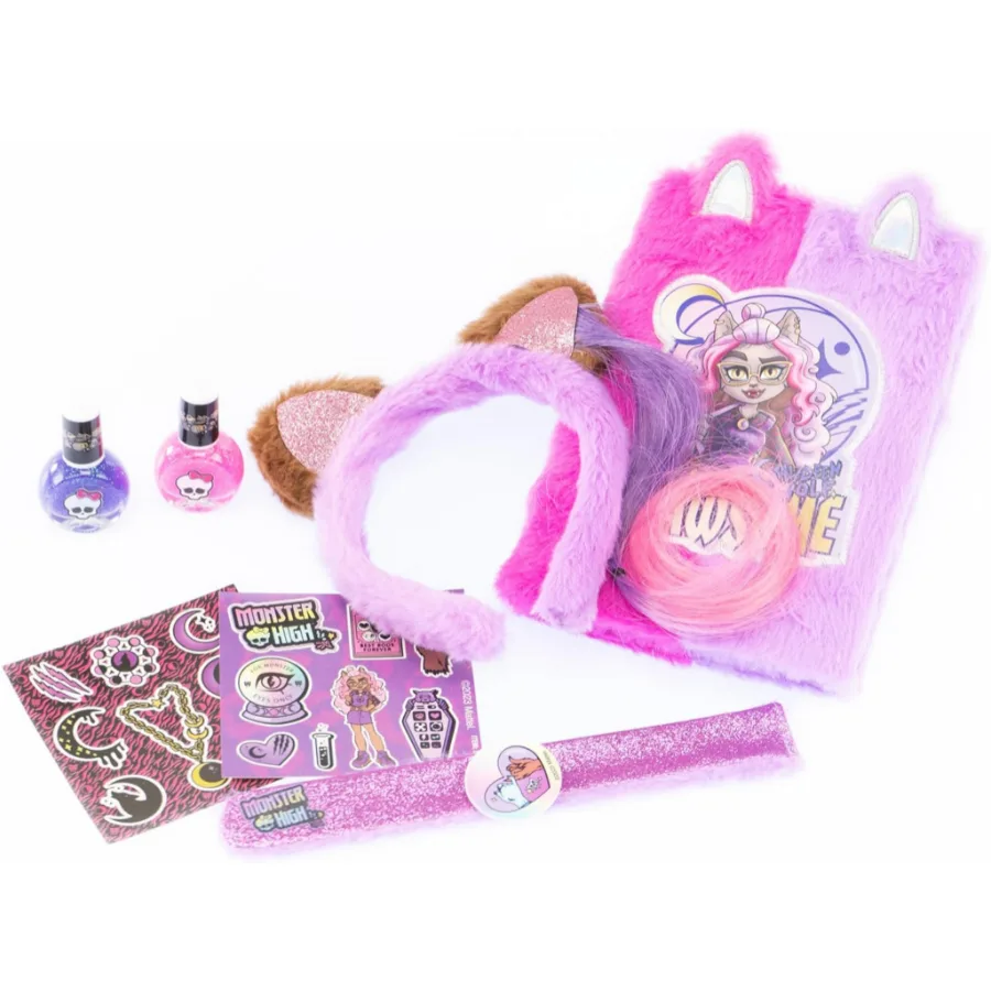 Monster High Clawdeen Set con Diario e Accessori Glam