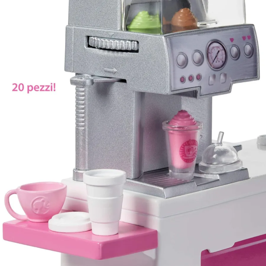 Barbie Caffetteria con Bambola Curvy e 20+ Accessori - immagine 5