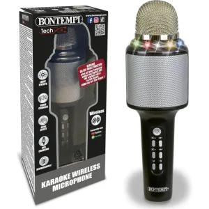 Microfono Karaoke Wireless con Luci LED – Bontempi StarSync