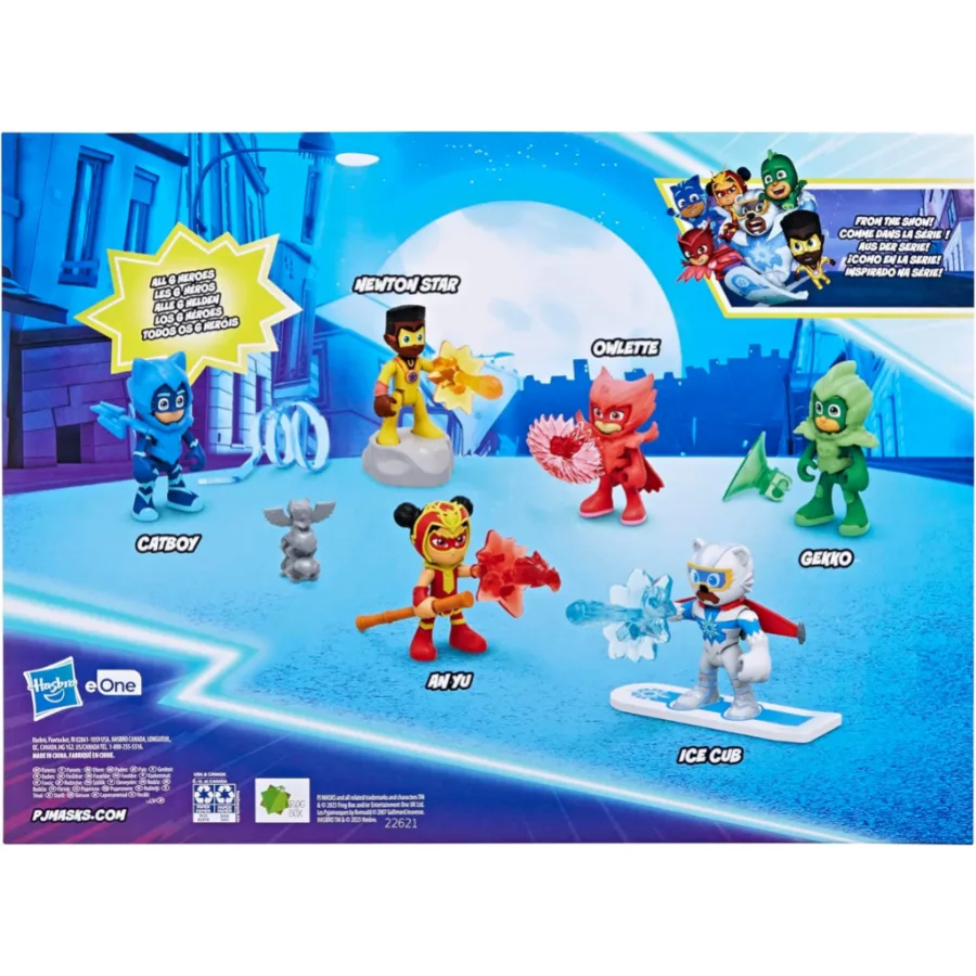 Set PJ Masks con 6 Eroi, Accessori e Hero ID - immagine 5