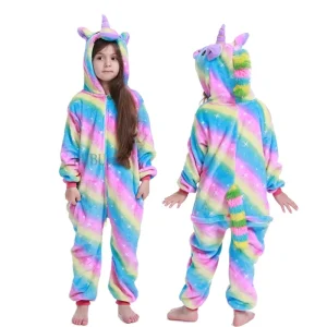 Pigiama Unicorno Bambina Arcobaleno