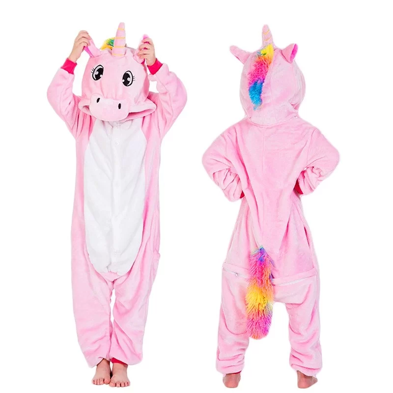 Pigiama Unicorno Bambina Rosa - immagine 2