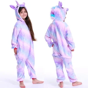 Pigiama Unicorno Bambina Viola