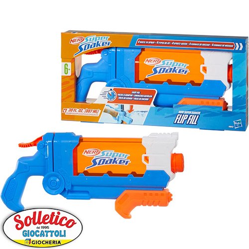 Nerf Super Soaker – Flip Fill: Sfide d’acqua epiche ti aspettano!