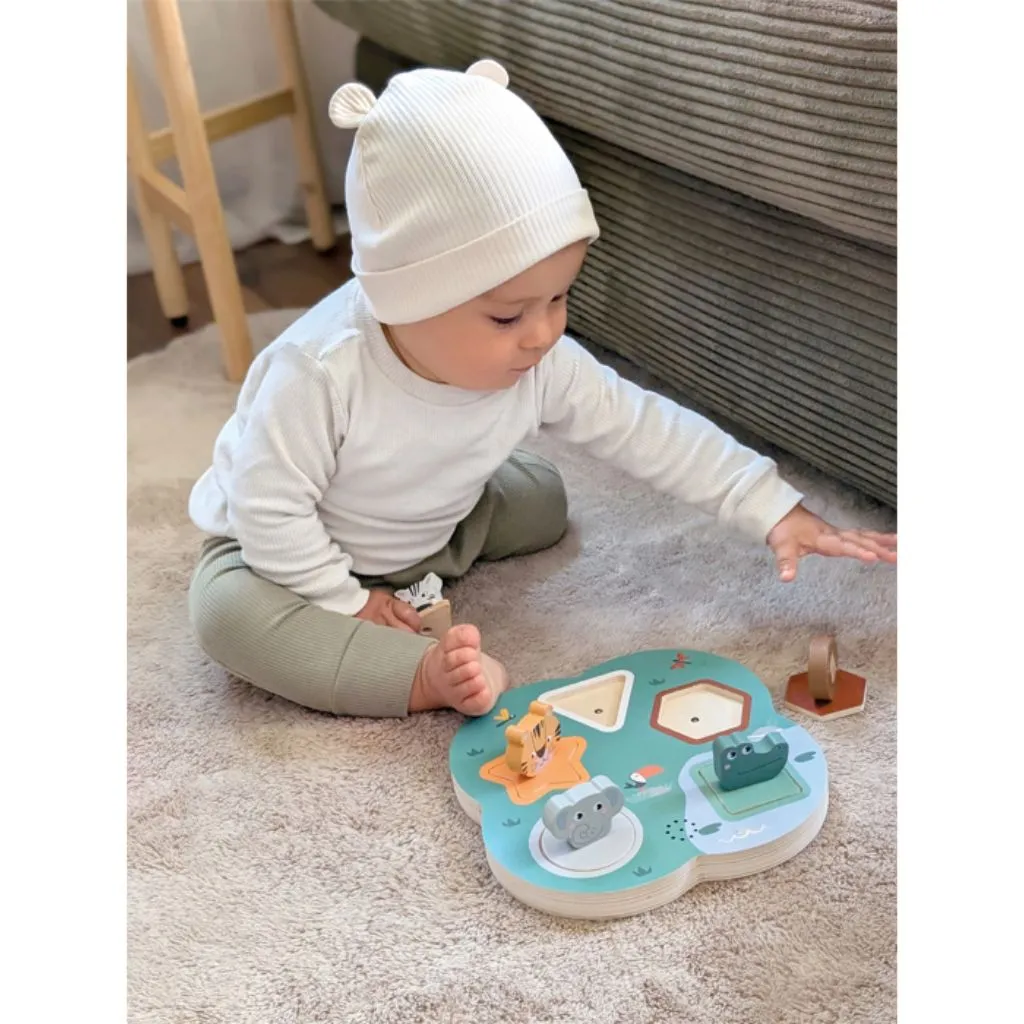 Puzzle per bambini piccoli – 3D e con versi animali Safari - immagine 8