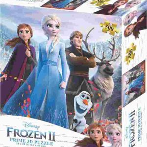 Prime3D-Puzzle 3D 500 Pezzi-Frozen II