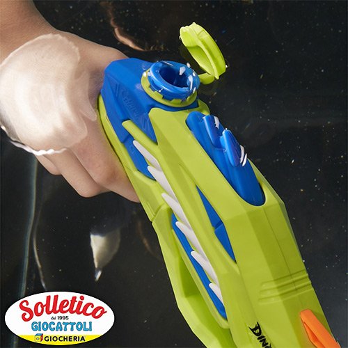 Nerf Super Soaker – DinoSquad Raptor-Surge Dual Pack: Battaglie Acquatiche Giurassiche! - immagine 5