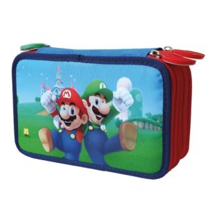 Astuccio 3 zip Super Mario