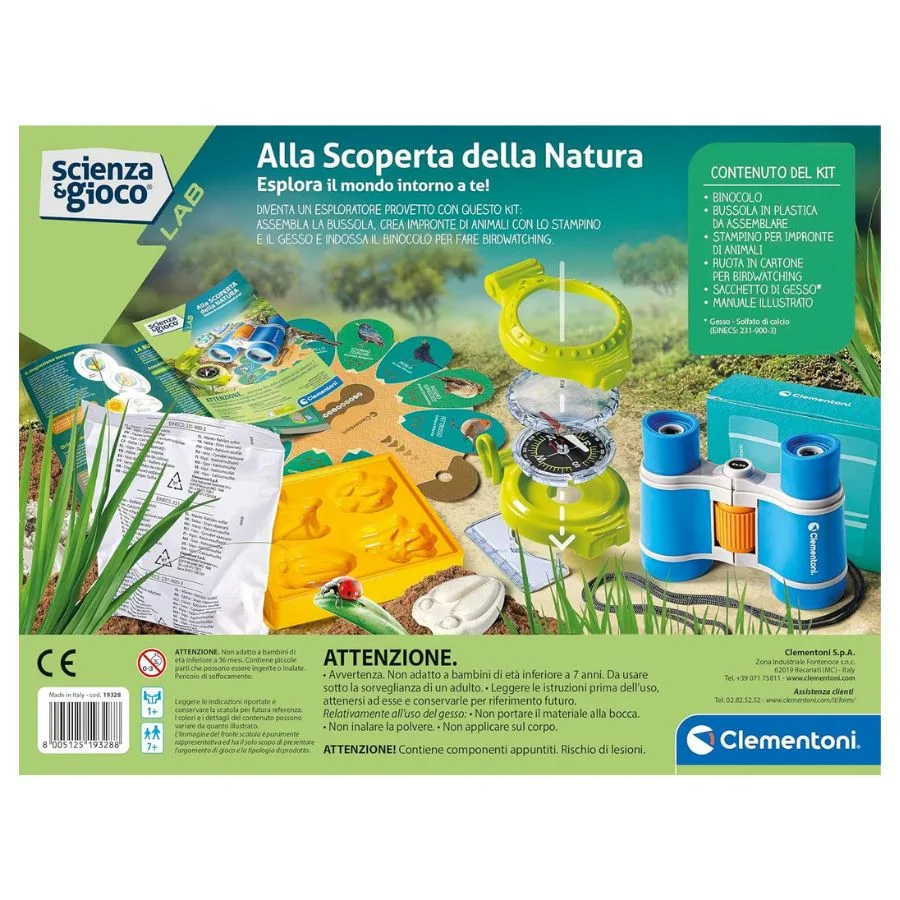 Scienza e Gioco Lab – Alla Scoperta della Natura – Clementoni | 39cm x 8cm x 29cm - immagine 7