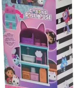 Gabby’s Dollhouse – Casa Playset con Personaggi, Mobili e Accessori | Spin Master | 18cm x 8cm x 34cm