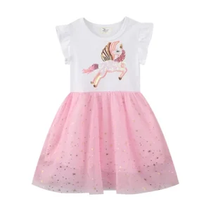 Vestito Unicorno Brillantini